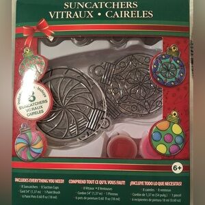 Suncatchers Kit with Paints and Suction Cups Christmas Ornaments